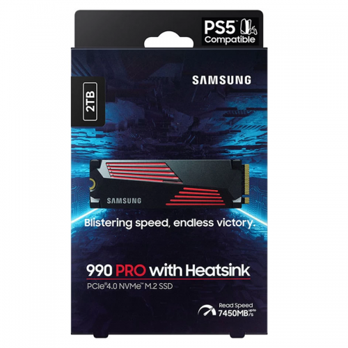 SAMSUNG 990 PRO SSD M.2 2TB PCIe 4.0 NVMe With HeatSink